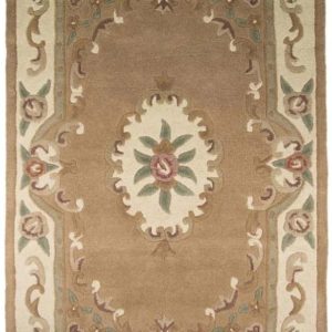 Béžový vlněný koberec Flair Rugs Aubusson
