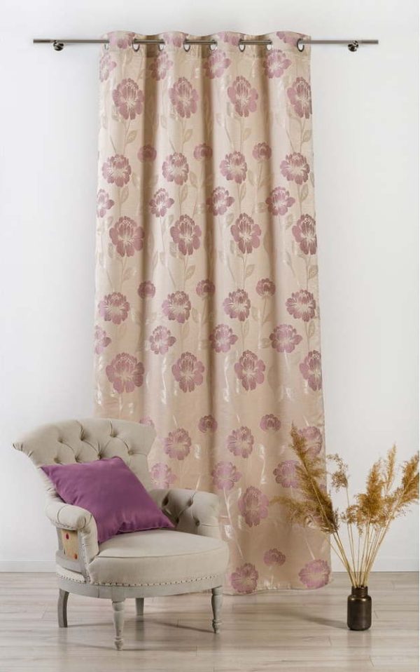 Béžový závěs 140x245 cm Izolde – Mendola Fabrics