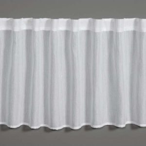 Bílá záclona 45x140 cm Jacquard-Voile - Gardinia