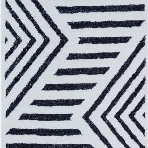 Bílo-modrý pratelný koberec běhoun 200x80 cm - Vitaus