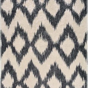 Bílo-modrý pratelný koberec 50x80 cm – Vitaus
