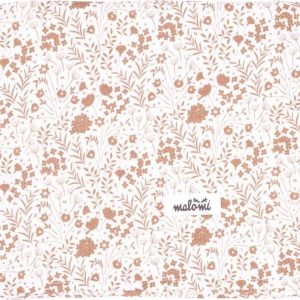 Bílo-světle hnědá dětská deka 120x120 cm Caramel Meadow – Malomi Kids