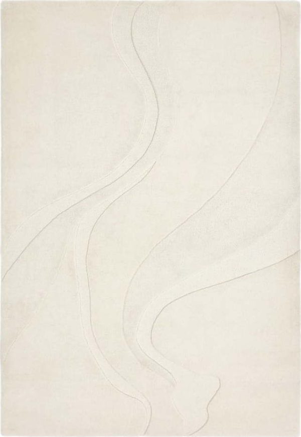 Bílý vlněný koberec 200x290 cm Olsen – Asiatic Carpets