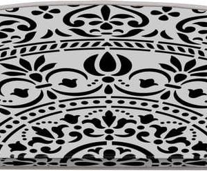 Černo-bílé nášlapy na schody v sadě 16 ks 20x65 cm Anatolian Lace – Vitaus