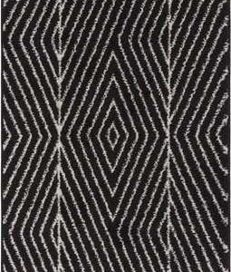 Černo-bílý koberec běhoun 66x240 cm Muse – Asiatic Carpets