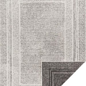 Černo-bílý venkovní koberec Ragami Berlin