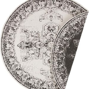 Černo-krémový venkovní koberec NORTHRUGS Borbon