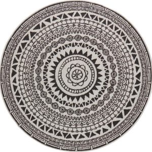 Černo-krémový venkovní koberec NORTHRUGS Coron
