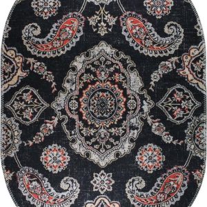 Černý pratelný koberec 60x100 cm – Vitaus
