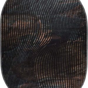 Černý pratelný koberec 60x100 cm – Vitaus