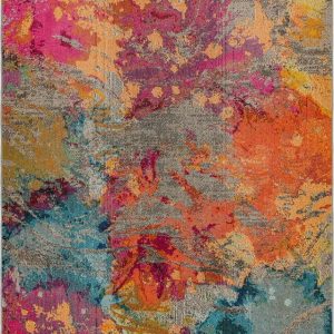 Červený koberec 170x120 cm Colores Cloud - Asiatic Carpets