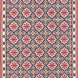 Červený koberec běhoun 75x150 cm Cappuccino Retro – Hanse Home