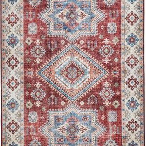 Červený/béžový koberec 170x120 cm Topaz - Think Rugs