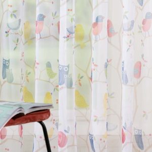Dětská záclona 140x245 cm Owl – Mendola Fabrics
