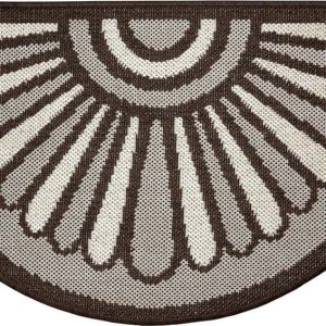 Hnědá rohožka Hanse Home Weave Ornamento