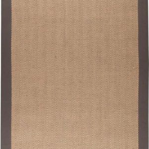 Hnědo-šedý jutový koberec Flair Rugs Herringbone