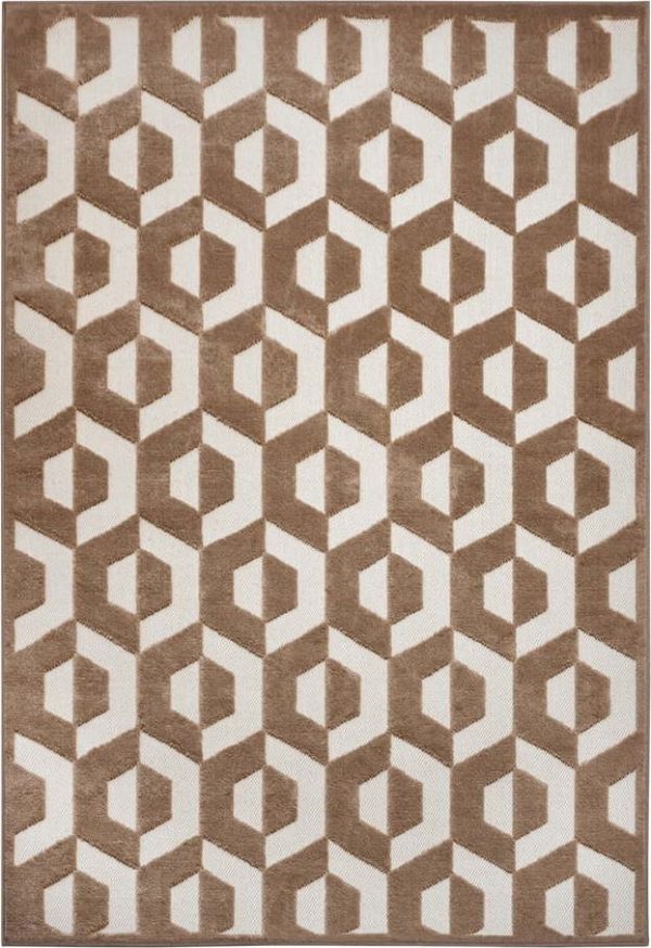 Hnědý koberec 67x120 cm Iconic Hexa – Hanse Home