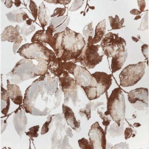 Hnědý koberec 67x120 cm Shine Floral – Hanse Home