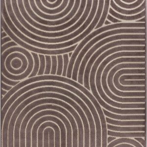 Hnědý koberec 133x190 cm Iconic Wave – Hanse Home