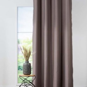 Hnědý závěs 140x245 cm Tempo – Mendola Fabrics