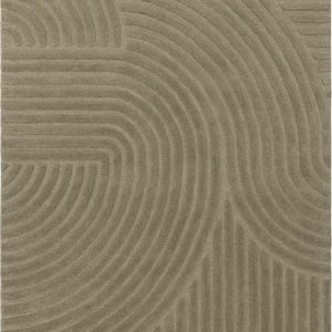 Khaki vlněný koberec 200x290 cm Hague – Asiatic Carpets