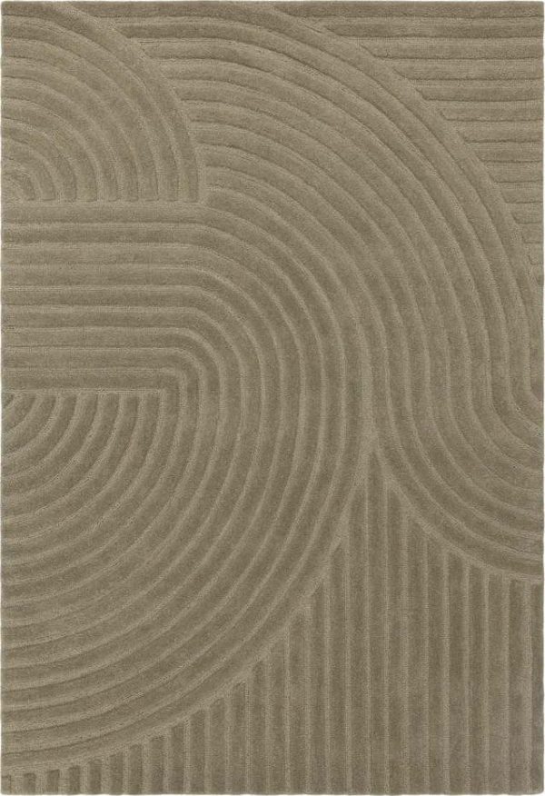 Khaki vlněný koberec 120x170 cm Hague – Asiatic Carpets