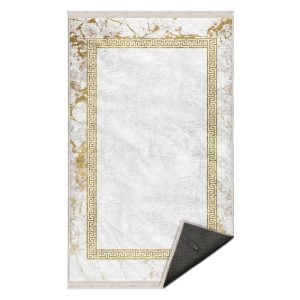 Koberec v bílo-zlaté barvě 120x180 cm – Mila Home