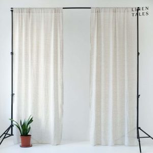 Krémová záclona 130x170 cm Daytime – Linen Tales