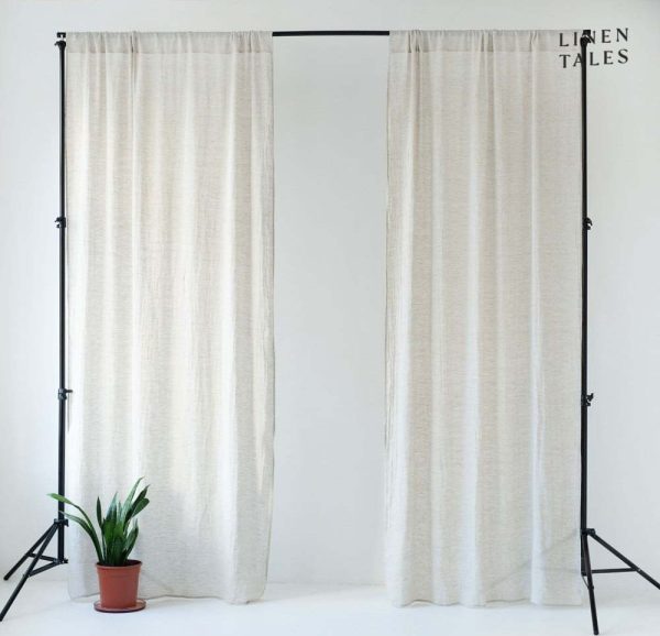 Krémová záclona 130x330 cm Daytime – Linen Tales