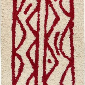 Krémovo-červený koberec Bonami Selection Morra