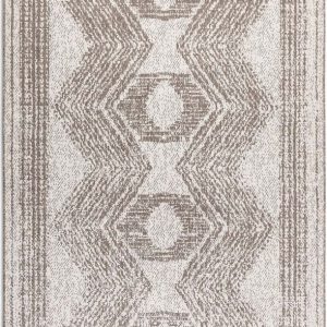 Krémovo-hnědý venkovní koberec 160x230 cm Gemini – Elle Decoration