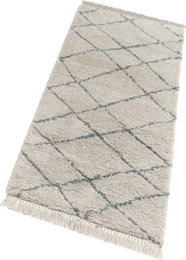 Krémovo-šedý koberec běhoun 80x200 cm Bertha – Hanse Home