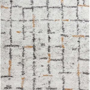 Krémový koberec Mint Rugs Grid