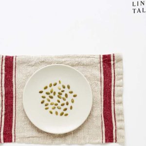 Látkové prostírání 25x40 cm Red Stripe Vintage – Linen Tales