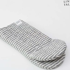 Lněná chňapka Thin Black Stripes – Linen Tales