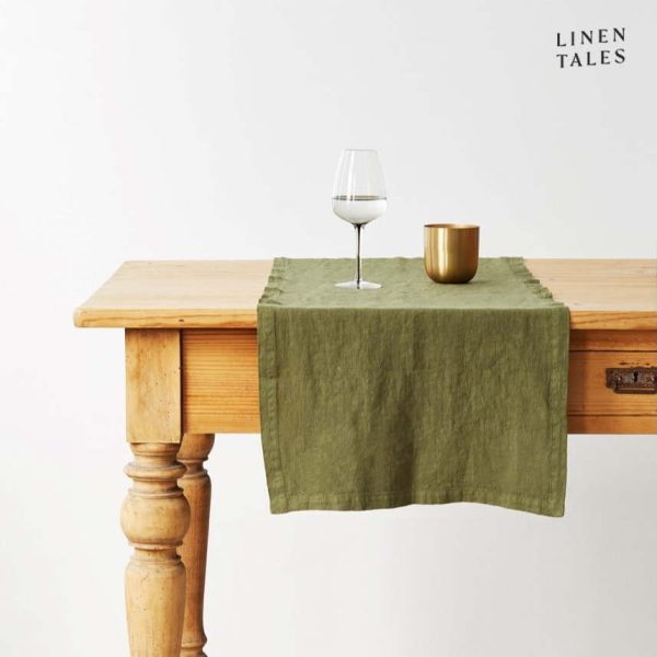 Lněný běhoun na stůl 40x150 cm – Linen Tales