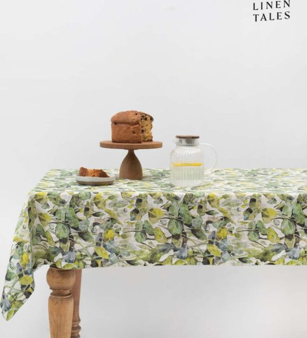 Lněný ubrus 140x200 cm Lotus – Linen Tales