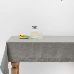 Lněný ubrus 140x250 cm Khaki – Linen Tales