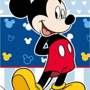 Modrá froté dětská osuška 70x140 cm Mickey – Jerry Fabrics