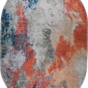 Modro-oranžový pratelný koberec 80x120 cm – Vitaus