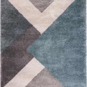 Modro-šedý koberec Flair Rugs Zula