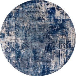 Modrý kulatý koberec ø 160 cm Cocktail Wonderlust - Flair Rugs