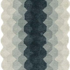 Modrý vlněný běhoun 66x200 cm Hive – Asiatic Carpets