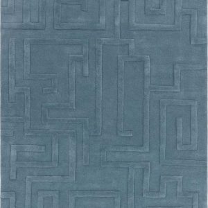 Modrý vlněný koberec 120x170 cm Maze – Asiatic Carpets