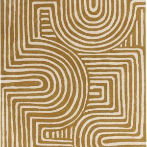 Okrově žlutý vlněný koberec 160x230 cm Reef – Asiatic Carpets