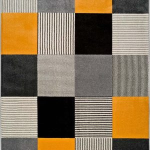 Oranžovo-šedý koberec Universal Gladys Lento