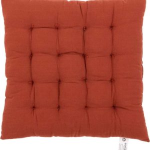 Oranžovohnědý podsedák na židli Tiseco Home Studio