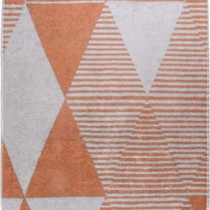 Oranžový pratelný koberec 120x180 cm Oval – Vitaus