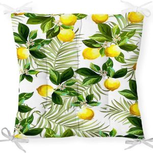 Podsedák s příměsí bavlny Minimalist Cushion Covers Lemon Tree