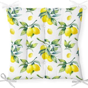 Podsedák s příměsí bavlny Minimalist Cushion Covers Lemons